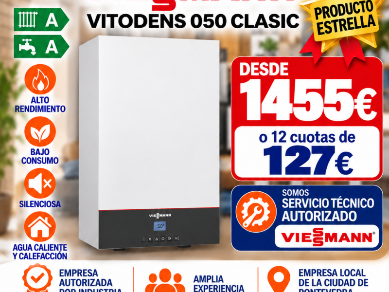 CAMBIO DE CALDERA POR UNA VIESSMAN VITODENS 050 CLASIC
